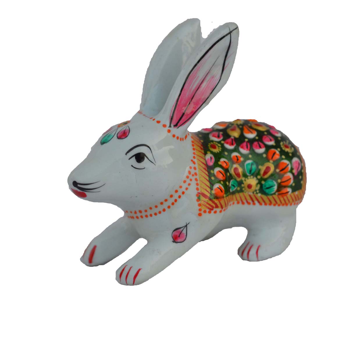 Meenakari Rabbit Figurine Kafalo