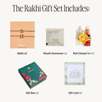 Radha Krishna And Ganesh Krishna Rakhi Gift Set Nestasia