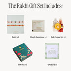 Beaded Bond Rakhi Gift Set Nestasia
