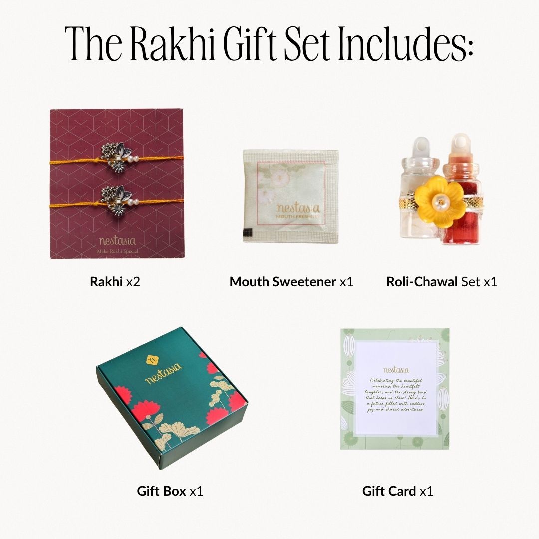 Meadowleaf Rakhi Gift Set Nestasia