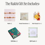 Sacred Om Rakhi Gift Set Nestasia