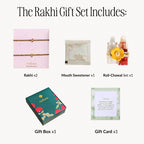 Meenakari Motif Rakhi Gift Set Nestasia