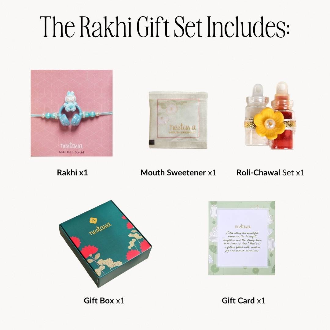 Groovy Beats Kids Rakhi Gift Set Nestasia