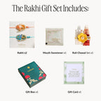 Sunset And Sea Handcrafted Rakhi Set Nestasia
