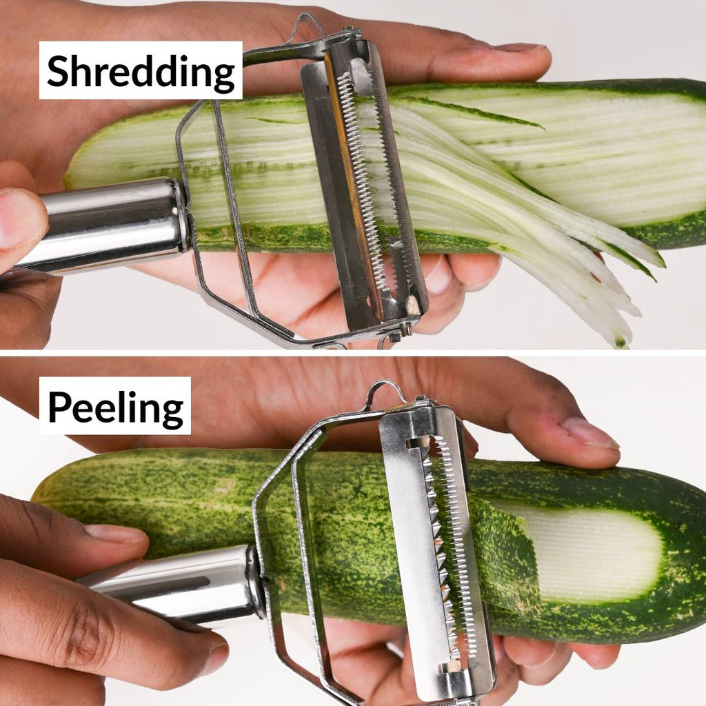 Dual Blade Julienne Peeler Nestasia