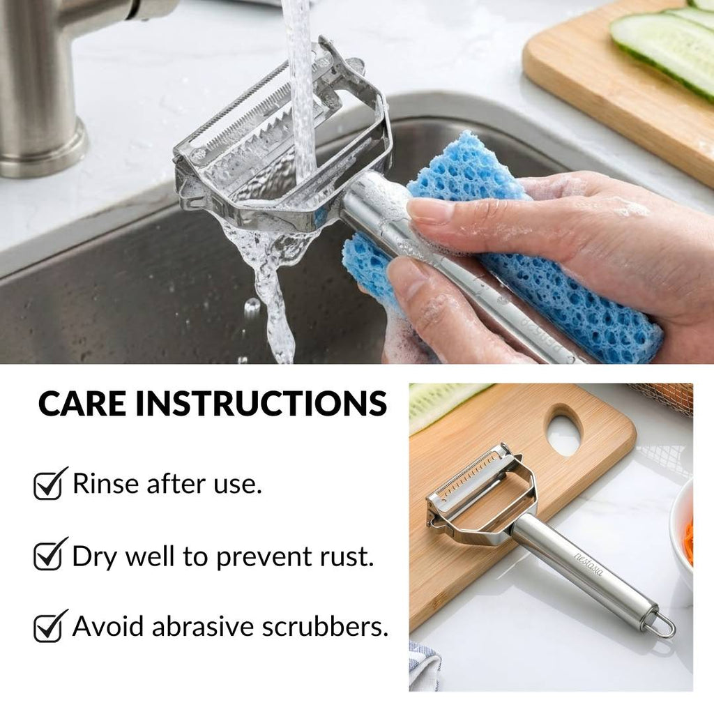 Dual Blade Julienne Peeler Nestasia
