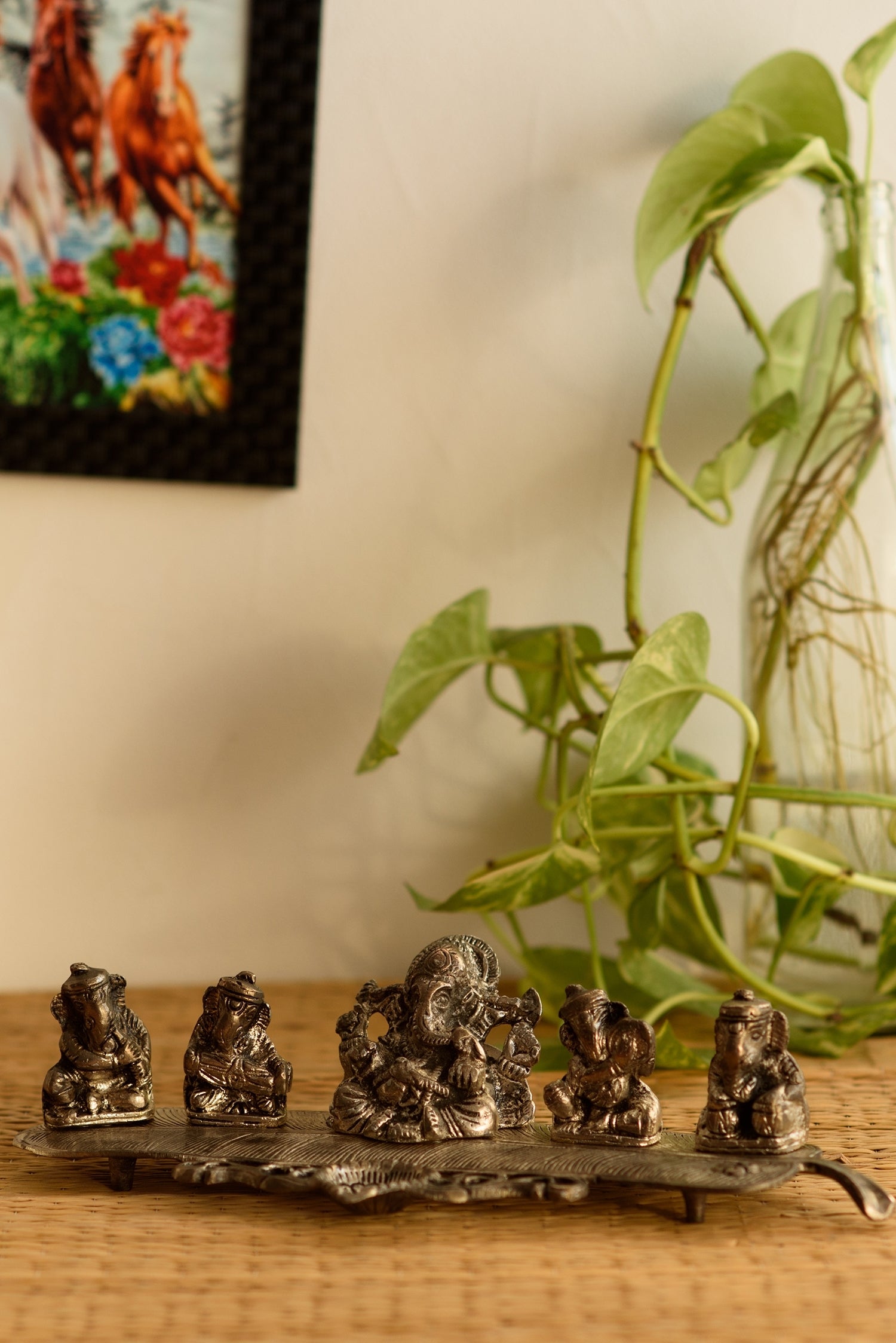 Musical Ganesha Incense Stick Holder Kafalo