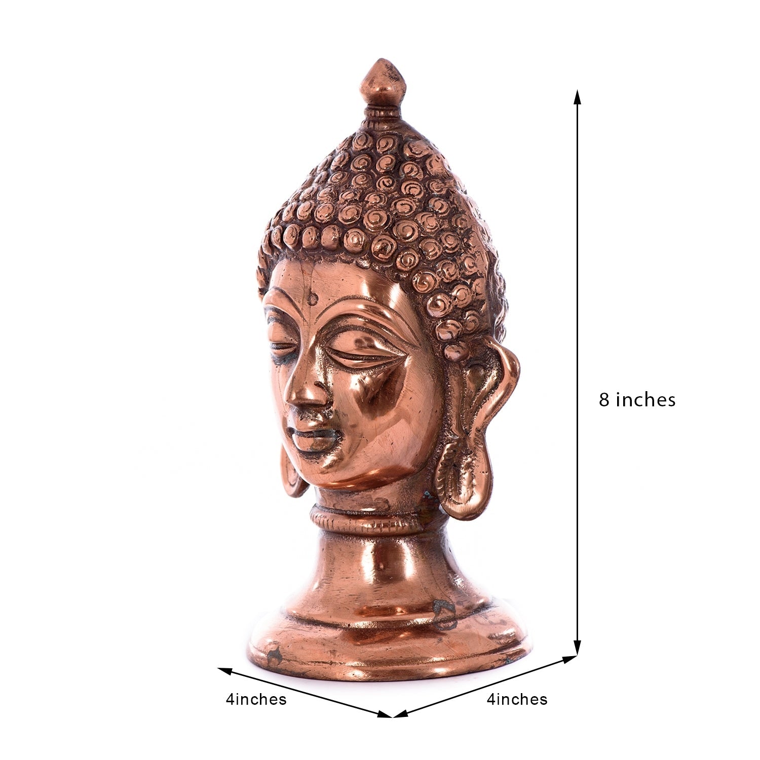 Metal Lord Buddha Showpiece Kafalo