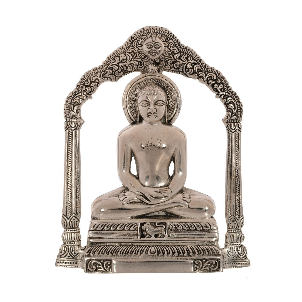 Metal Lord Mahavir Wall Hanging Kafalo