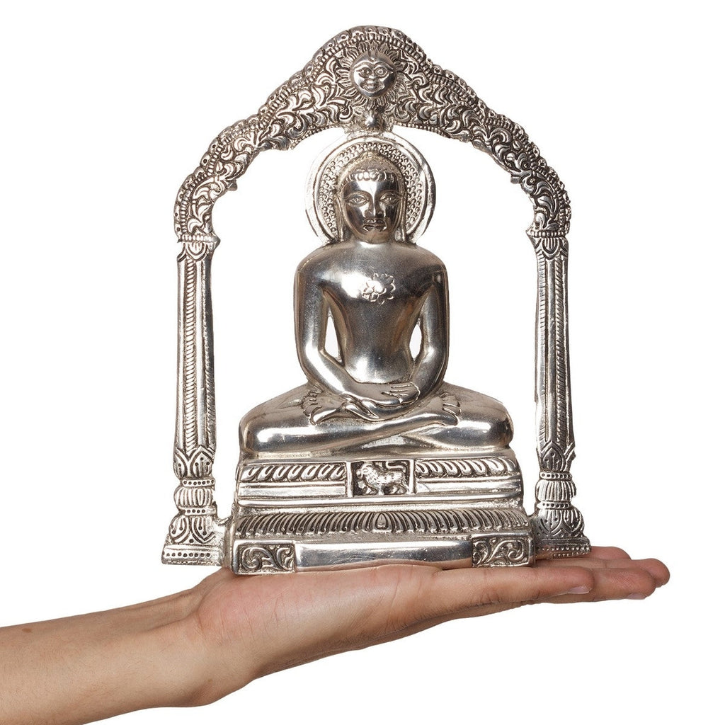 Metal Lord Mahavir Wall Hanging Kafalo