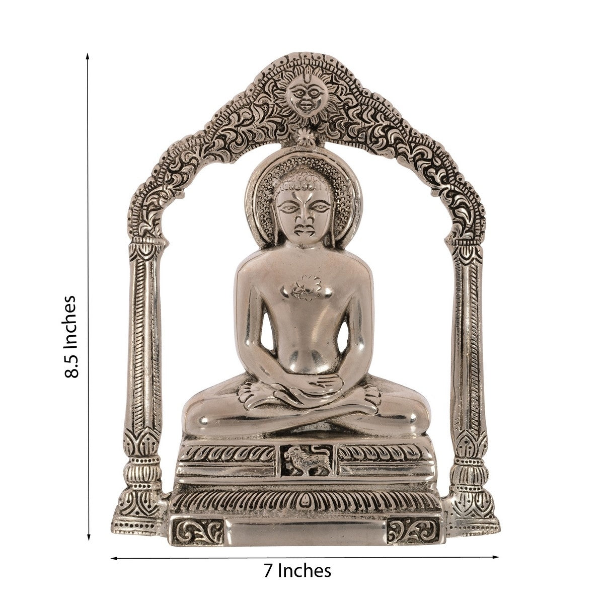 Metal Lord Mahavir Wall Hanging Kafalo