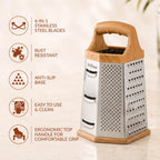 Stainless Steel 6 Sided Grater Nestasia