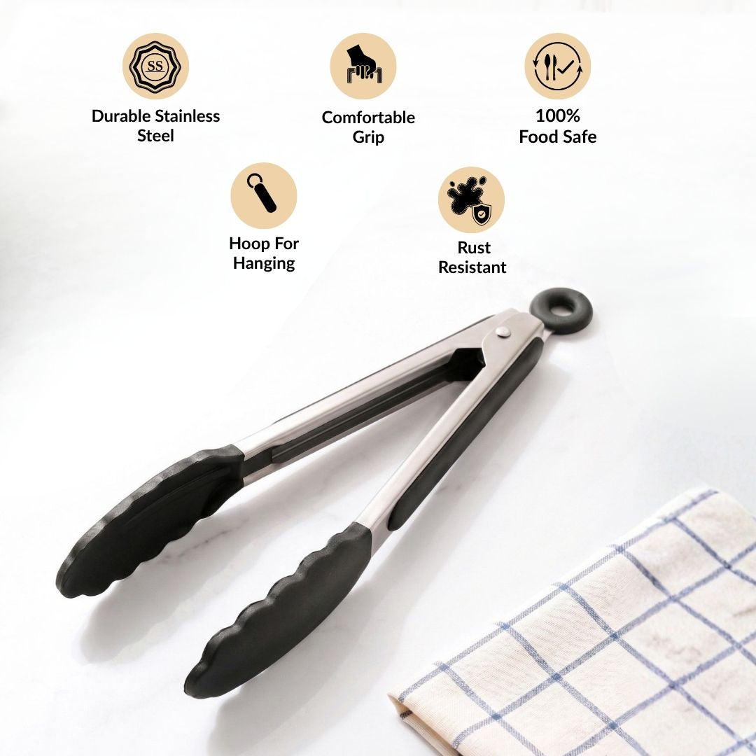 Easy Grip Kitchen Tongs Nestasia