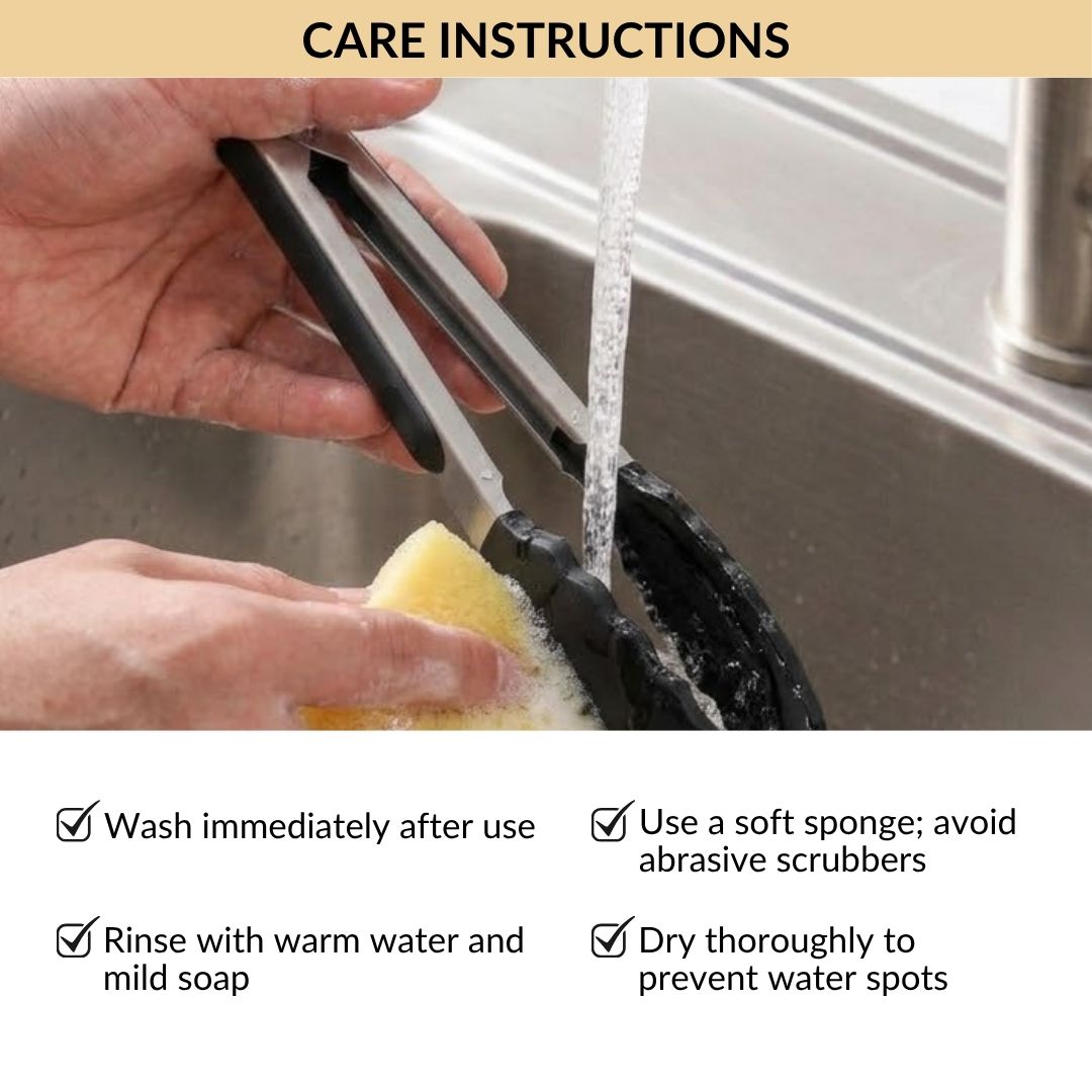 Easy Grip Kitchen Tongs Nestasia
