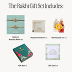 Radha Krishna Rakhi Gift Set Nestasia
