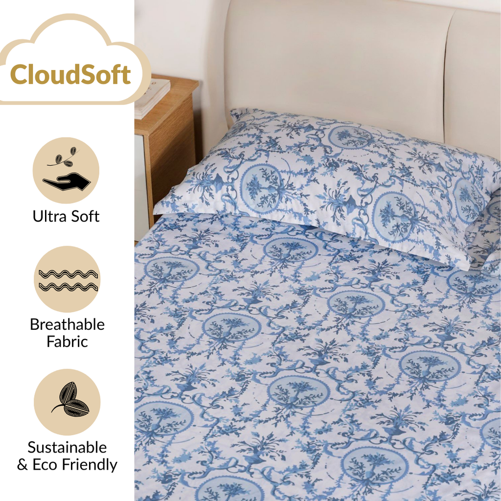 Riviera Queen Size Bedding Set 254x229cm Nestasia