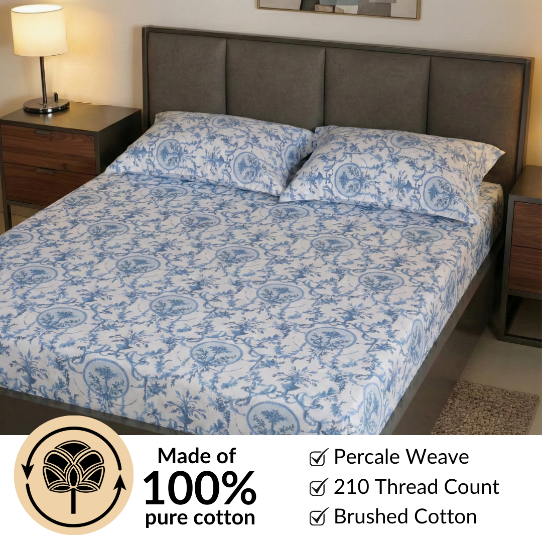 Riviera Queen Size Bedding Set 254x229cm Nestasia