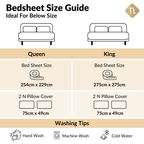 Blooming Garden Pure Cotton King Size Bedding Set 275x275cm Nestasia