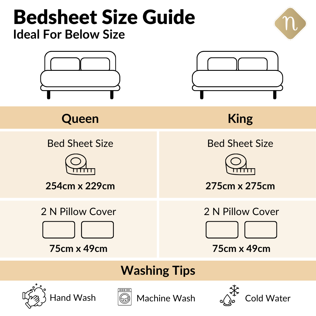 Floral Retreat Queen Size Cotton Bedding Set 254x229cm Nestasia