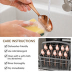 Rose Gold PVD Coated Spoon Set Of 12 Nestasia