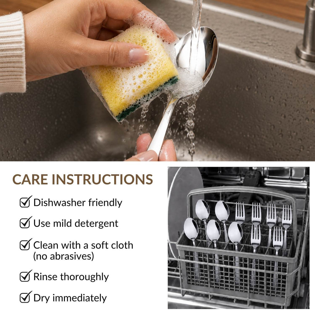 Mirror Finish Cutlery Set Of 12 Nestasia