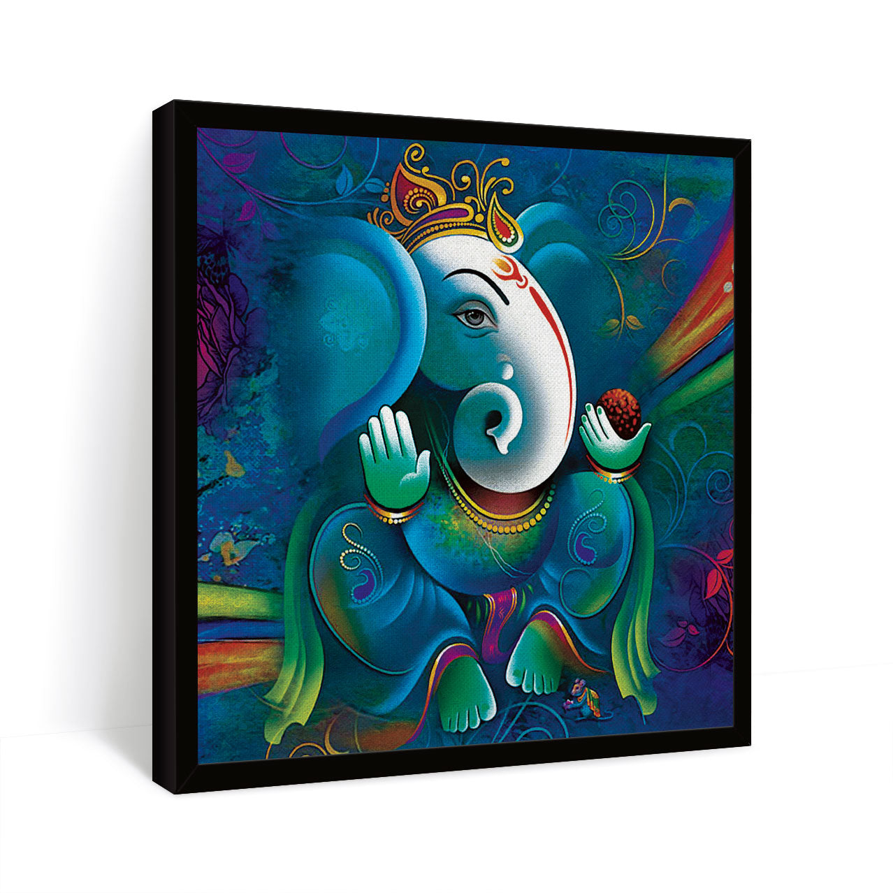 ArtX Ganesh Ji Abstract Wall Framed Painting ArtX