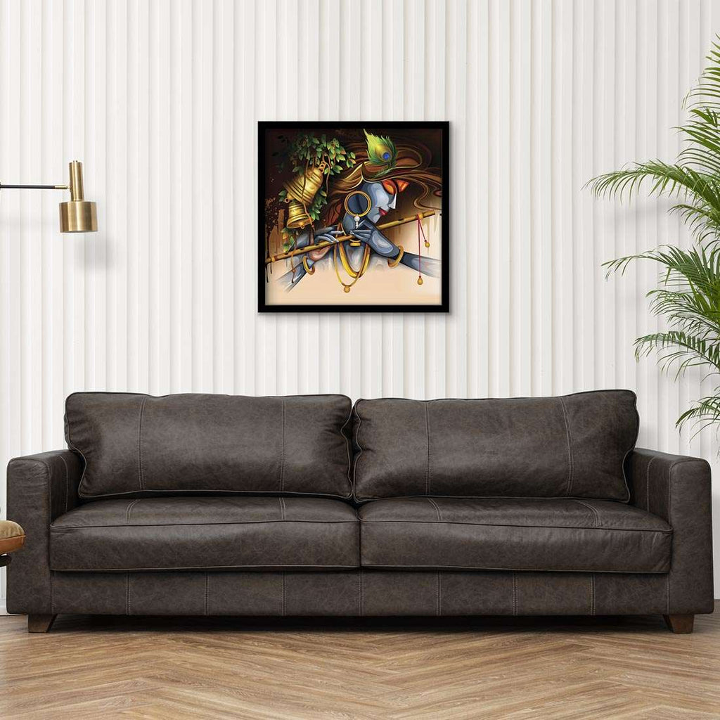 ArtX Krishna Flute Painting For Wall Decoration, Wall Painting For Living Room ArtX