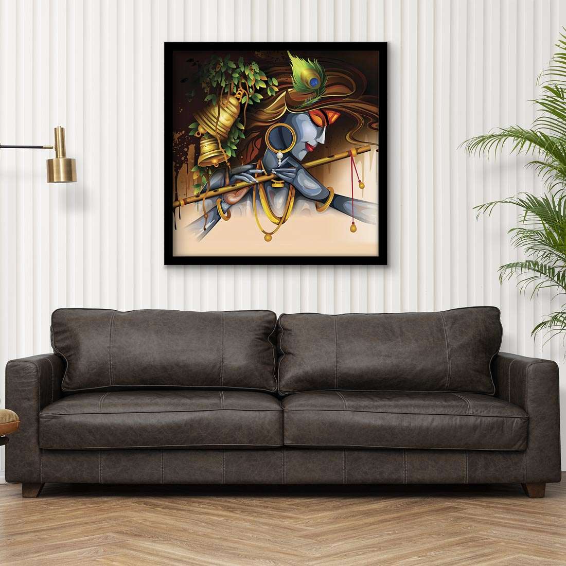 ArtX Krishna Flute Painting For Wall Decoration, Wall Painting For Living Room ArtX