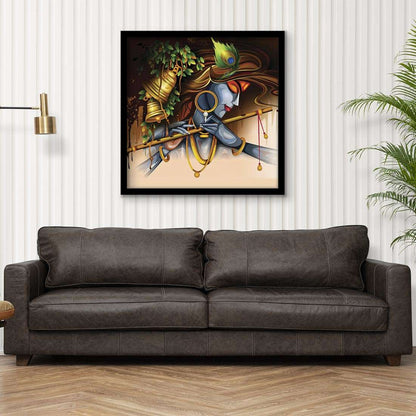 ArtX Krishna Flute Painting For Wall Decoration, Wall Painting For Living Room