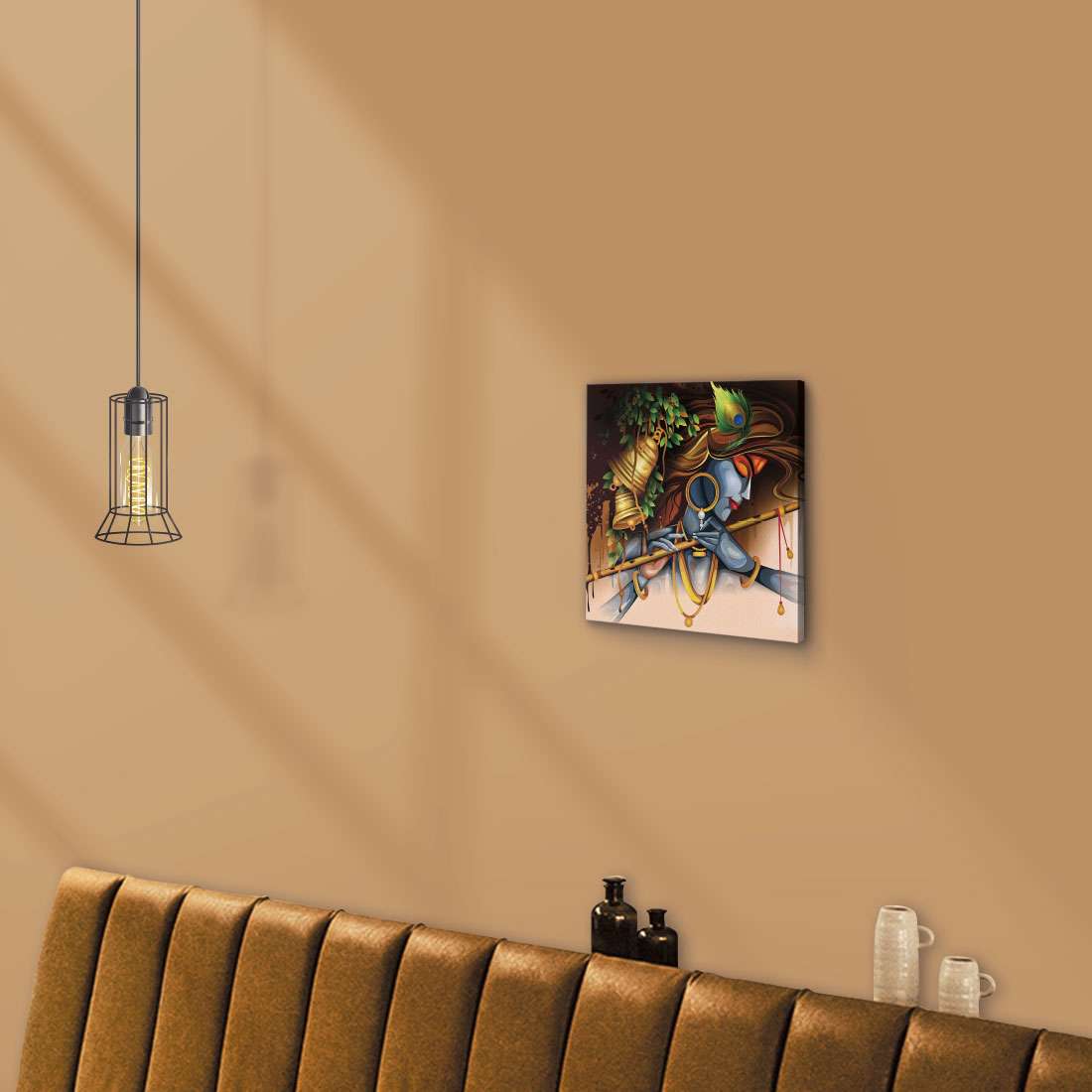 ArtX Krishna Flute Painting For Wall Decoration, Wall Painting For Living Room ArtX