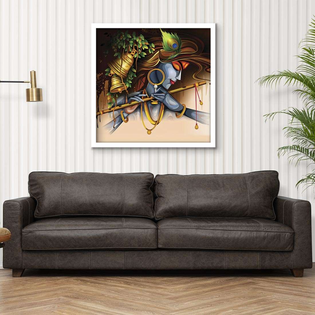 ArtX Krishna Flute Painting For Wall Decoration, Wall Painting For Living Room ArtX