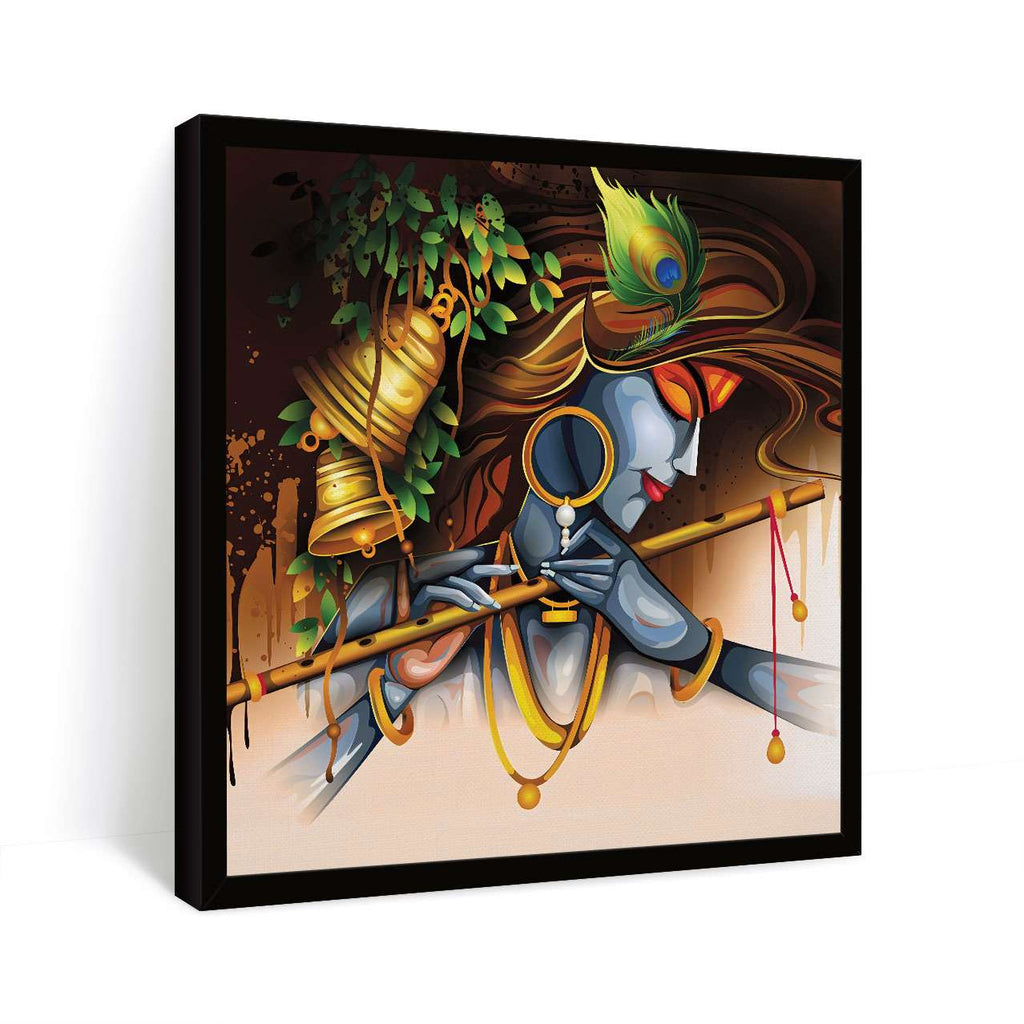 ArtX Krishna Flute Painting For Wall Decoration, Wall Painting For Living Room ArtX