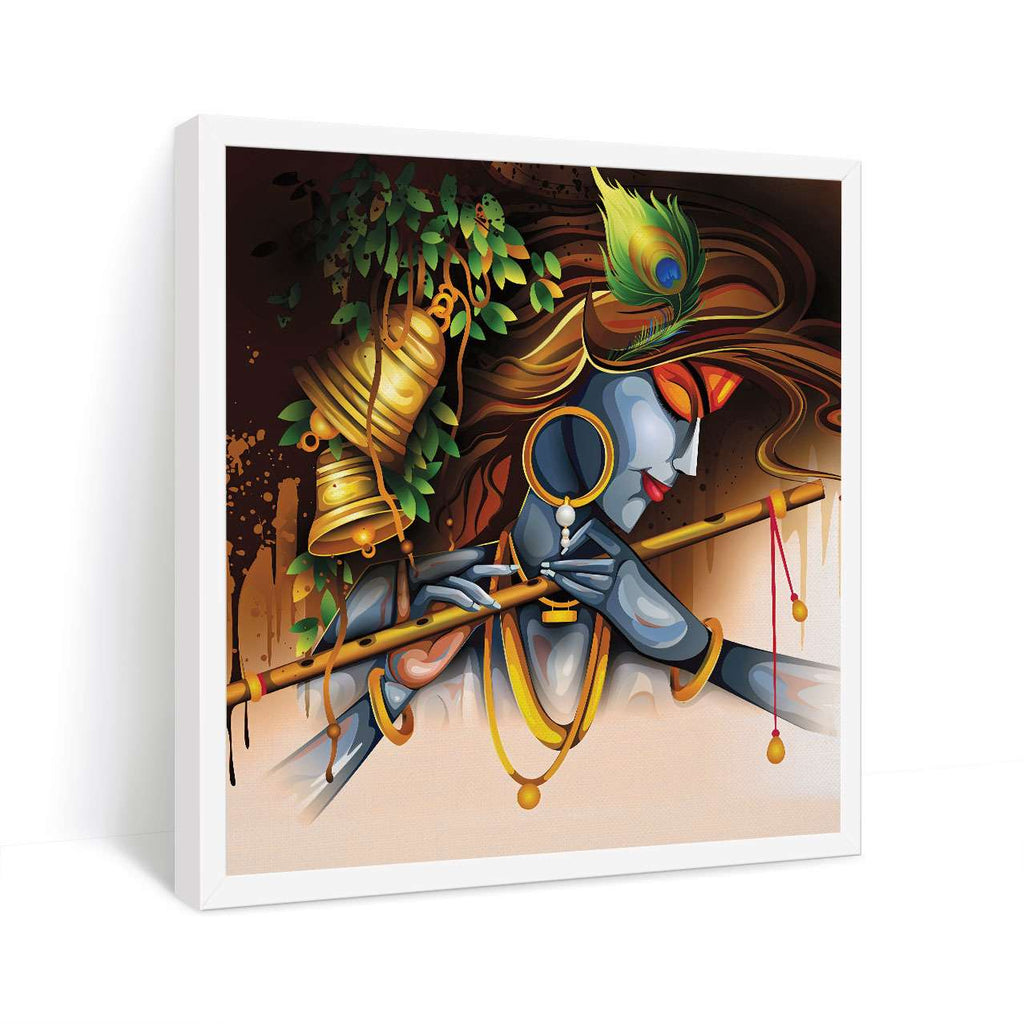 ArtX Krishna Flute Painting For Wall Decoration, Wall Painting For Living Room ArtX