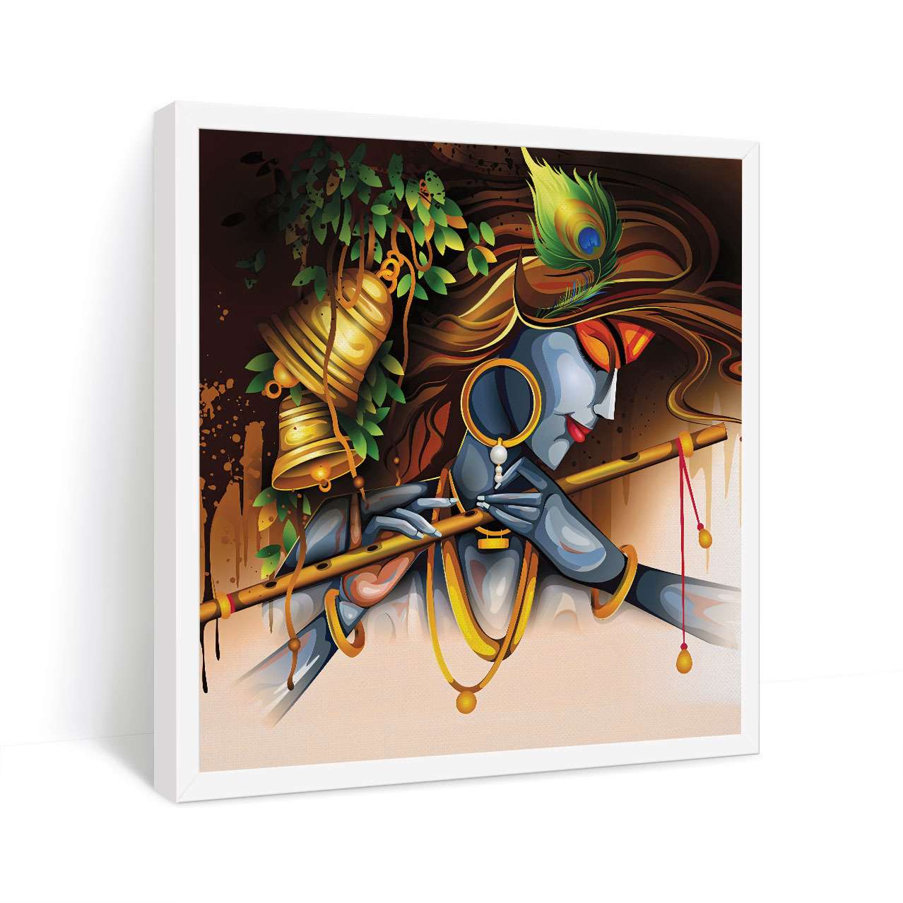 ArtX Krishna Flute Painting For Wall Decoration, Wall Painting For Living Room ArtX