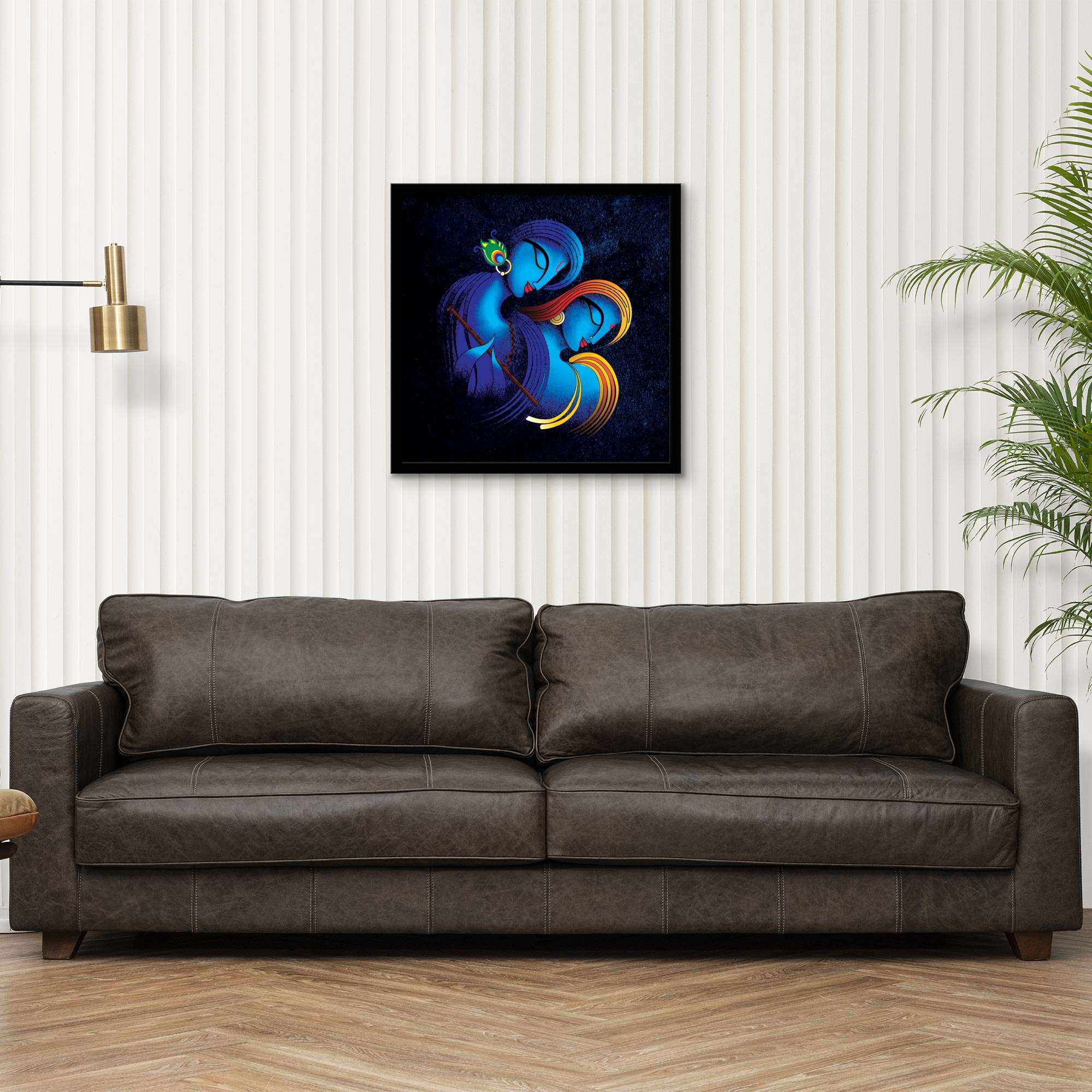 ArtX Radha Krishna Eternal Love, Wall Painting For Living Room ArtX