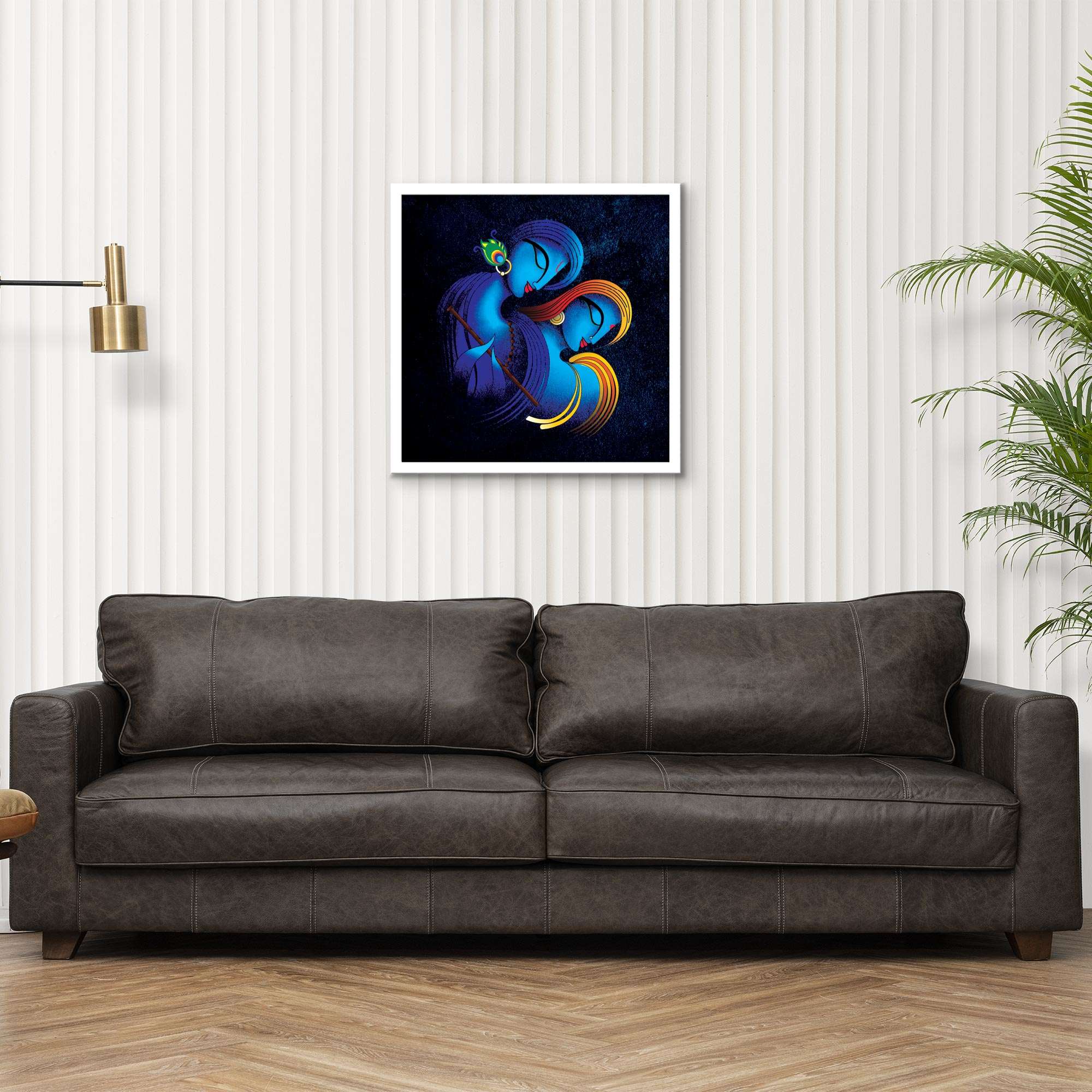ArtX Radha Krishna Eternal Love, Wall Painting For Living Room ArtX