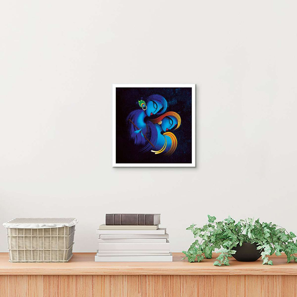ArtX Radha Krishna Eternal Love, Wall Painting For Living Room ArtX