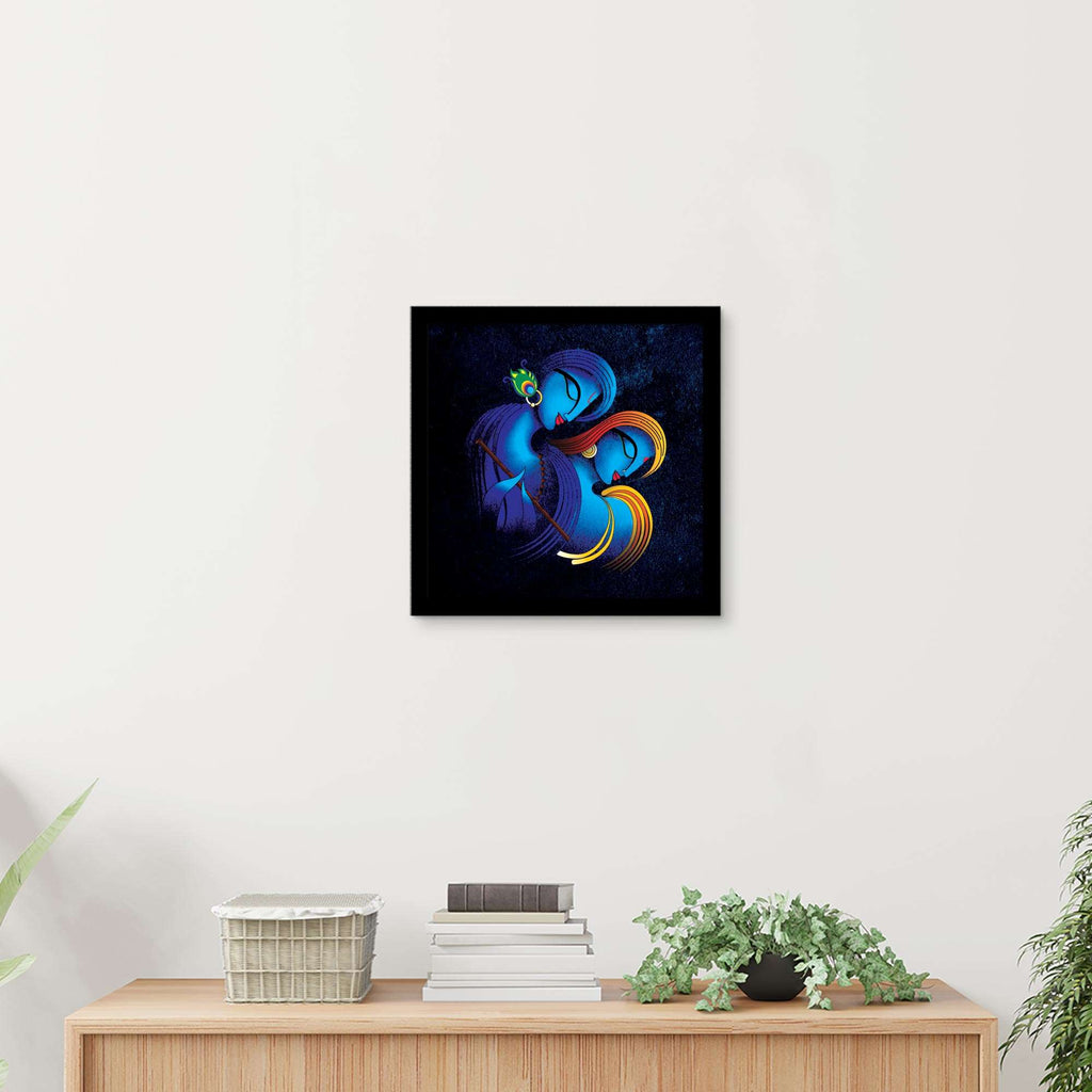 ArtX Radha Krishna Eternal Love, Wall Painting For Living Room ArtX