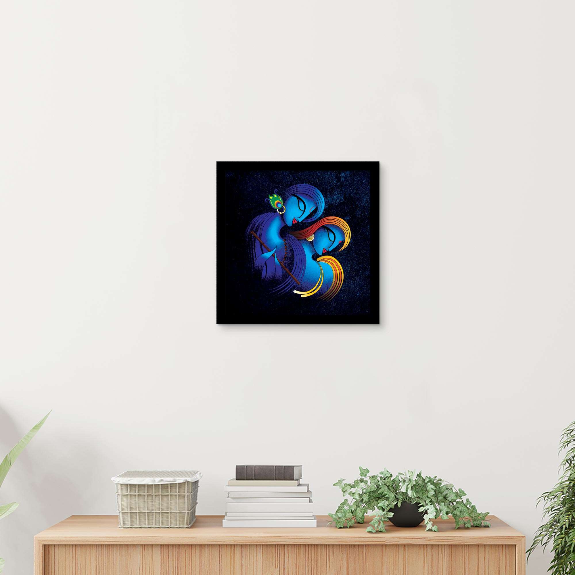 ArtX Radha Krishna Eternal Love, Wall Painting For Living Room ArtX