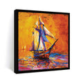 ArtX Sail Boat Oil on Canvas Wall Painting For Living Room ArtX