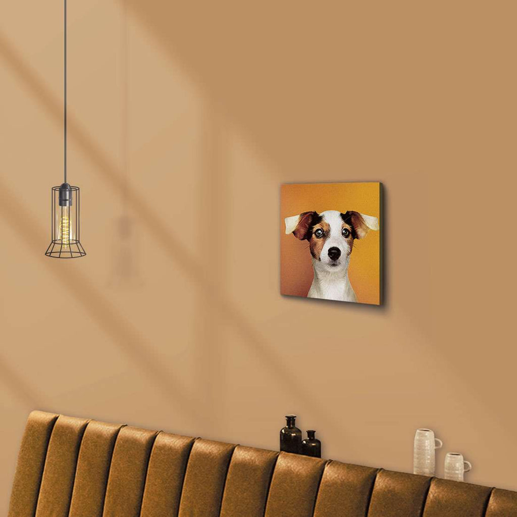 ArtX Dog Painting For Wall Decoration, Wall Painting For Living Room ArtX