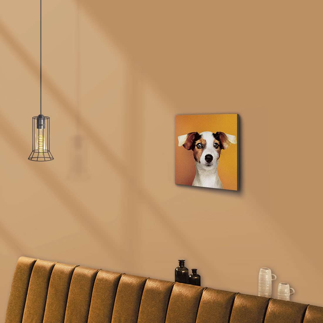 ArtX Dog Painting For Wall Decoration, Wall Painting For Living Room ArtX