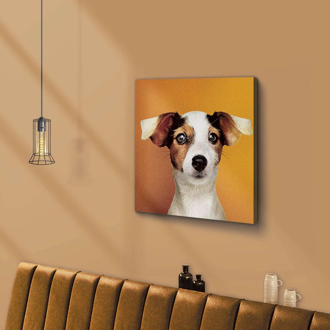 ArtX Dog Painting For Wall Decoration, Wall Painting For Living Room ArtX