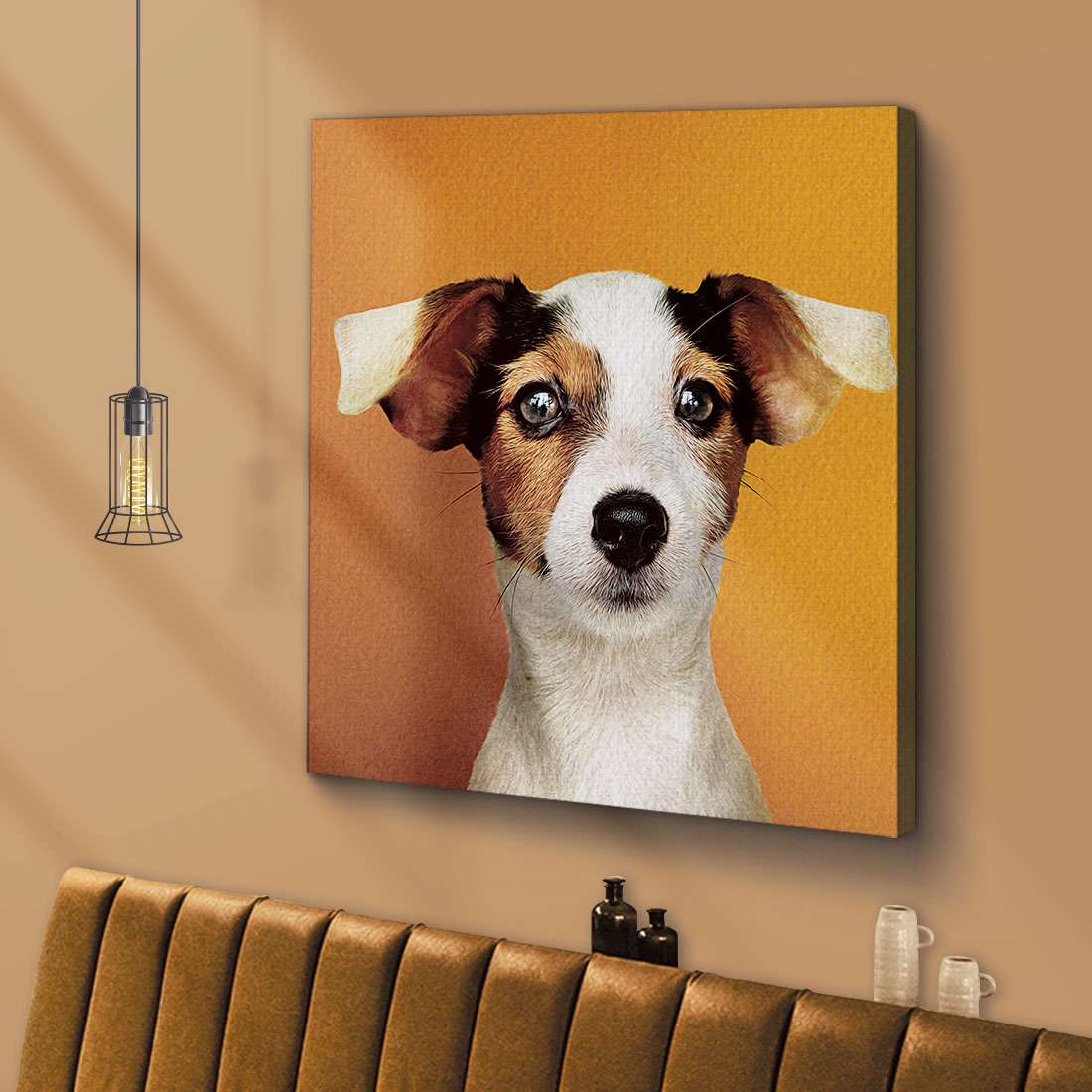 ArtX Dog Painting For Wall Decoration, Wall Painting For Living Room ArtX