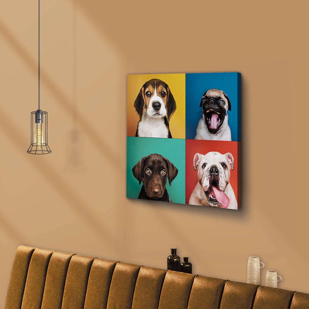 ArtX Dogs Painting For Wall Decoration, Wall Painting For Living Room ArtX