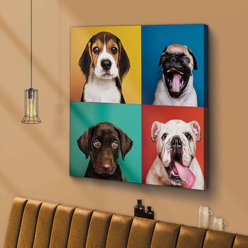 ArtX Dogs Painting For Wall Decoration, Wall Painting For Living Room ArtX