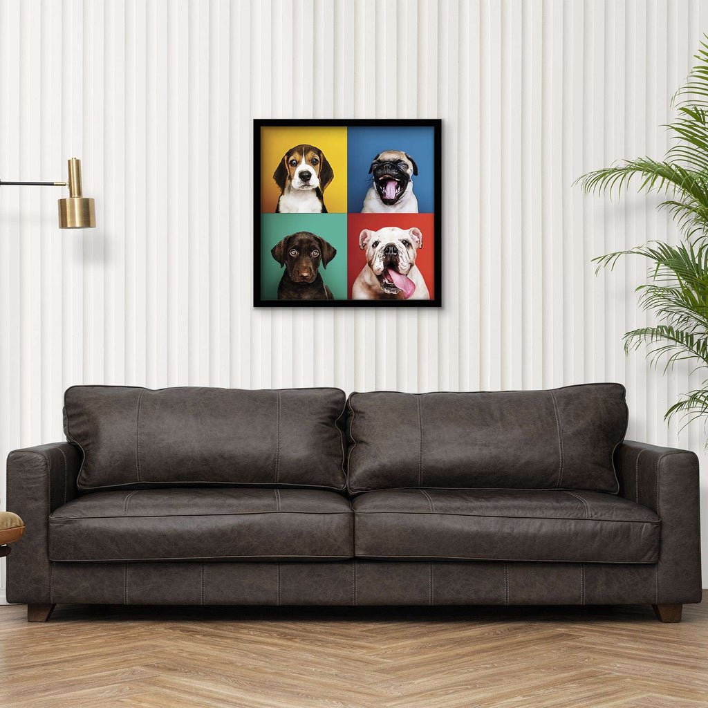 ArtX Dogs Painting For Wall Decoration, Wall Painting For Living Room ArtX