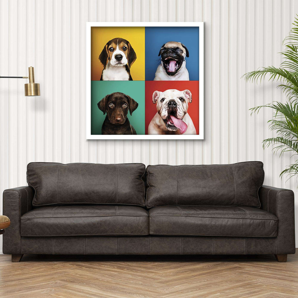 ArtX Dogs Painting For Wall Decoration, Wall Painting For Living Room ArtX