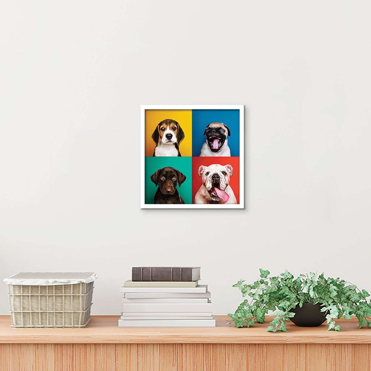 ArtX Dogs Painting For Wall Decoration, Wall Painting For Living Room ArtX