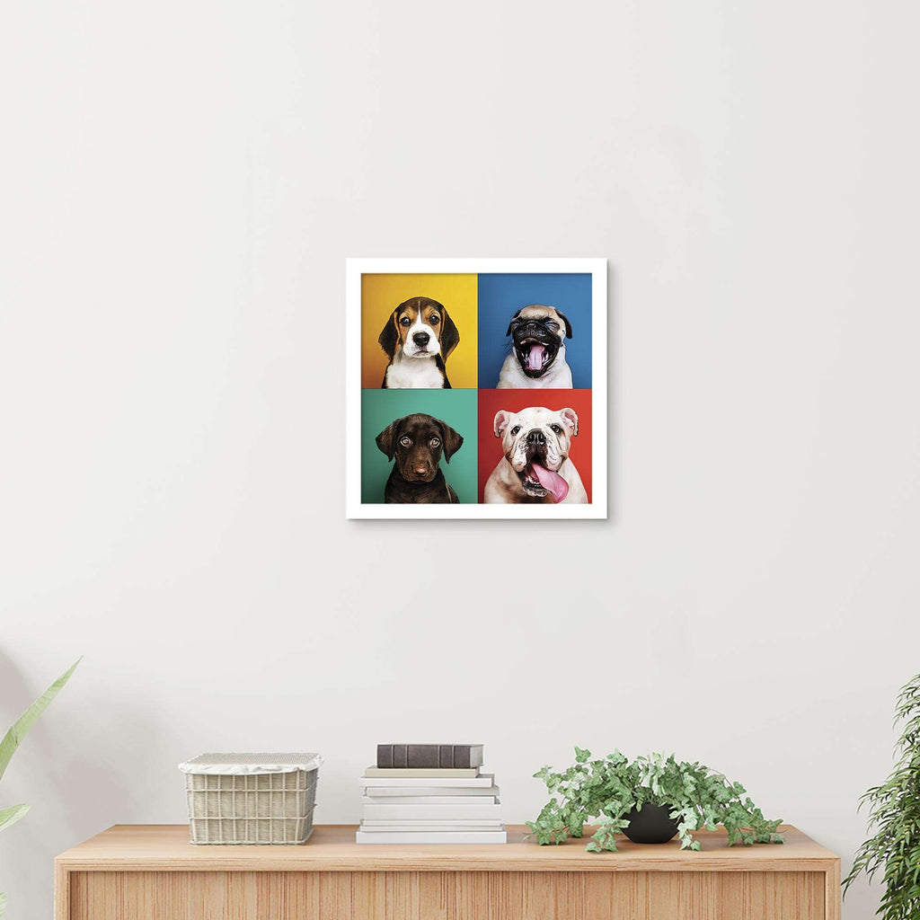 ArtX Dogs Painting For Wall Decoration, Wall Painting For Living Room ArtX
